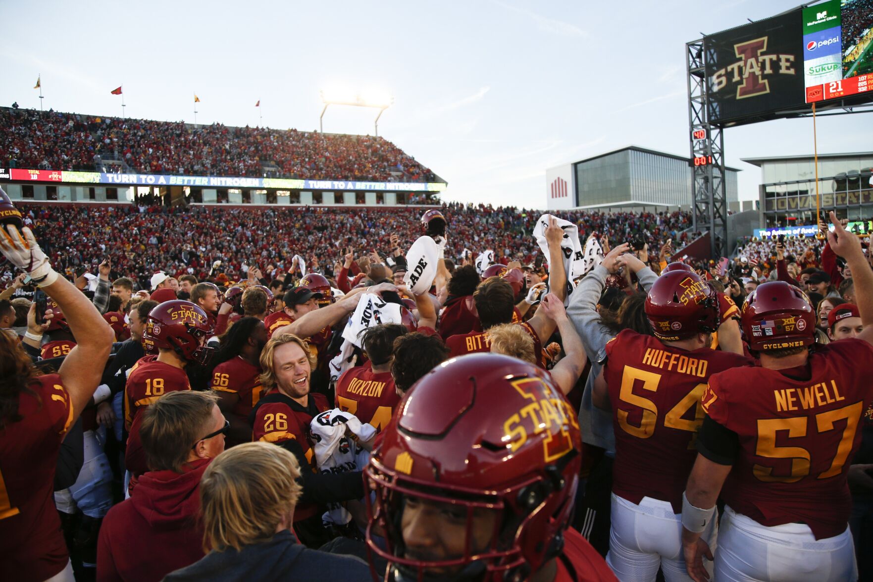 Oklahoma State plays at Iowa State University